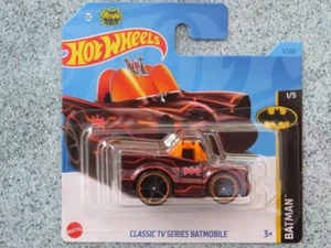 Hot Wheels H3A 003 CLASSIC TV SERIES BATMOBILE Batman Maroon 2023 003/250 CaseA - Picture 1 of 2