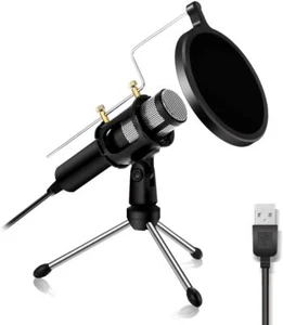 PC Microphone-NASUM USB Plug &Play Professional Home Studio Condenser Microphone - Afbeelding 1 van 7