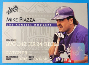 1995 Studio Baseball Card #4 Mike Piazza