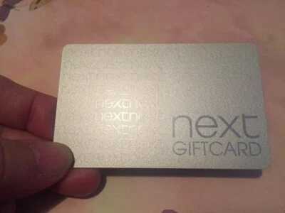 NEXT Classic Logo Silver on Silver ( 2007 ) Gift Card ( $0 ) - Image 1 of 2
