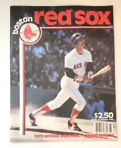1979 BOSTON RED SOX OFFICIAL YEARBOOK - 2ND EDITION * CARL YASTRZEMSKI * VG-EX - Picture 1 of 2