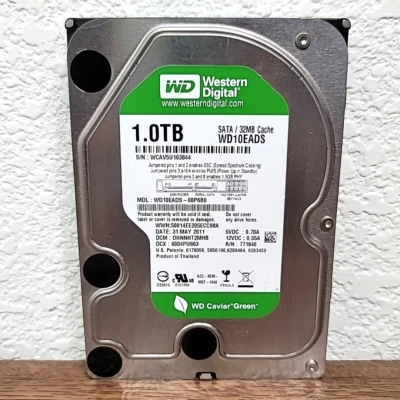 Western Digital WD10EADS 1TB SATA 3.5" Caviar Hard Drive 7200RPM 3.0Gbps Tested - Image 1 of 4