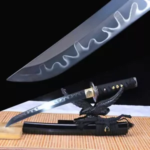 20,5" Mini Messer kurz Katana japanischer Samurai Ton gehärteter T10 Stahl scharfes Schwert - Bild 1 von 9