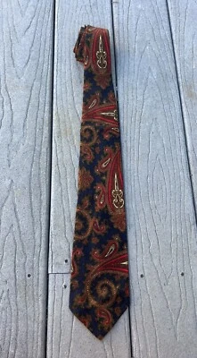 Corbata vintage Liberty of London años 70 100 % cachemir cachemir cachemir Foto 1 de 4