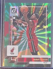 JIMMY BUTLER 2022-23 Panini Donruss Green Laser HOLO FOIL SP Miami Heat # 71