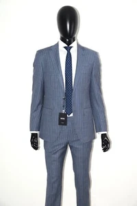 HUGO BOSS TAILORED Suit, Mod. T-Harley/Goswin, Size 94 / US 38L, Turq./Aqua - Picture 1 of 12
