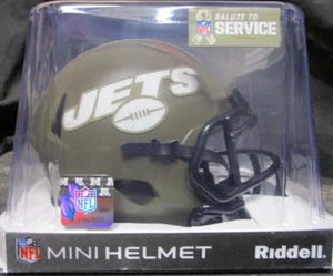New York Jets SALUTE TO SERVICE MINI HELMET NEW IN BOX - Picture 1 of 1