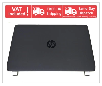 HP ProBook 450 455 G2 Toplid Rear Back LCD Screen Cover 768123-001 AP15A000100 - Image 1 of 4