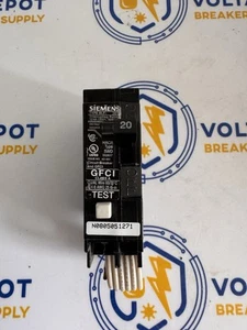 Siemens BLF120 20A 120V 1P 10kA Gfci Anschraub-Leistungsschalter - Garantie (GETESTET) - Bild 1 von 3