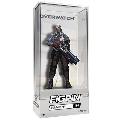 Overwatch - Soldado: 76 Pin Insignia (Esmalte) - Figpin Foto 1 de 2