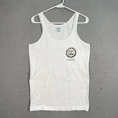 Vintage Stussy Cancun Mexico Worldwide Love Tank Top T Shirt Adult Medium Mens - Image 1 of 4