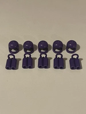Lego Spaceman clásico púrpura oscuro: 5 tanques de aire - 3838 + 5 cascos - 50665 Foto 1 de 4