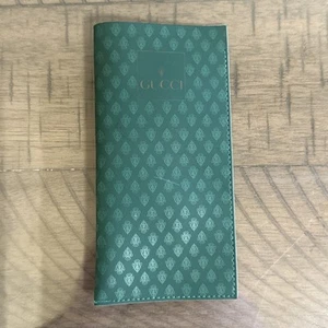 GUCCI Vintage Sunglasses Glasses Case Green Logo - Picture 1 of 6