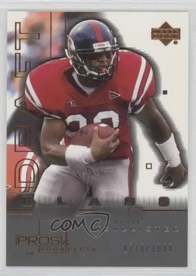 2001 Upper Deck Pros & Prospects Draft Class /1000 Deuce McAllister Rookie RC - Image 1 of 2