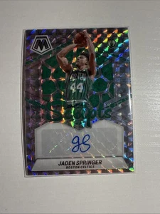 2023-24 Panini Mosaic - Scripts Jaden Springer #MS-SPR (AU) - Picture 1 of 2