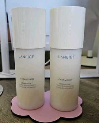 Laneige Cream Skin Milky Toner with Ceramides & Peptides, 2 Included, Brand New - Image 1 of 4