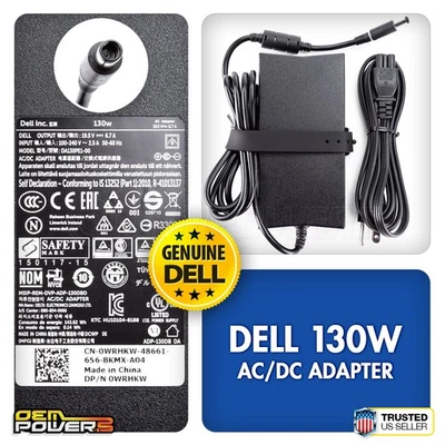 Adaptador de fuente de alimentación de CA original Dell 130 W Inspiron One 2020 2205 2305 2310 3048 Foto 1 de 4