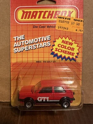 1986 Matchbox Superfast VW Golf GTI MB33 B New in Package S71  - Image 1 of 4