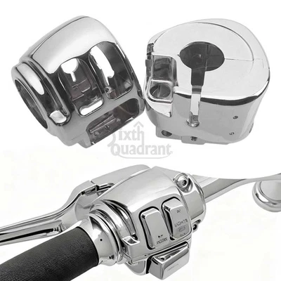 Комплект крышек корпуса переключателя управления рулем для Harley Roadster Sportster Softail - Изображение 1 из 4