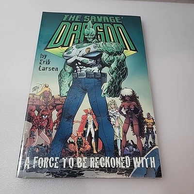 THE SAVAGE DRAGON Vol 1 TPB TP Force To Be Reckoned With 1996 NEW Sealed - Image 1 of 4