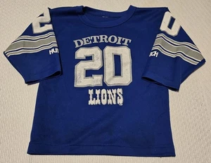 Camiseta Detroit Lions Barry Sanders Hutch Juvenil Niño Talla XS De Colección Difícil de Encontrar Rara NFL - Imagen 1 de 13