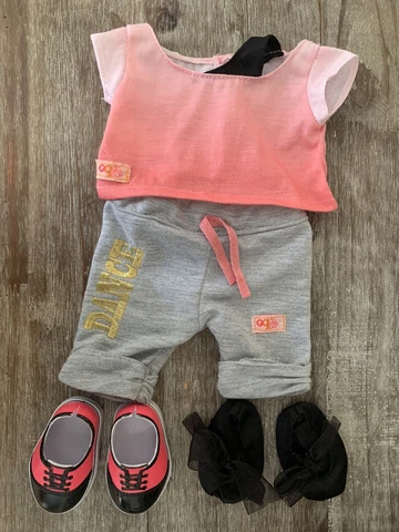 Our Generation Dance Ballet Hip Hop Outfit Shoes 18” Doll American Girl Sports Cover