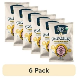(6 pack) Organic Popcorn, Himalayan Gold, Gluten-Free, 4.6oz - Picture 1 of 8