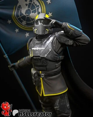 Helldiver - Helldivers 2 - 3D Printed Kit by H3LL Creator - Resin Grey, Fan Art - Image 1 of 4