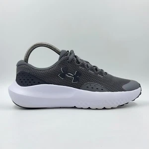 Under Armour Surge 4 Older Boys Grey Mesh Trainers UK Size 5 - Picture 1 of 12
