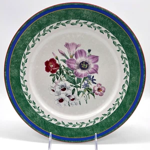 1990s Smithsonian Botanic Flowers 11-1/8" Dinner Plate International China #1 - Picture 1 of 6