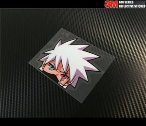 Reflective NARUTO Copy Ninja Kakashi Peeking Peeker Anime JDM Car Sticker #N20 - Picture 1 of 2