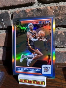 2023-24 Panini NBA Hoops Prem 5x7 Box Topper Shai Gilgeous-Alexander #2 Prizm - Picture 1 of 2
