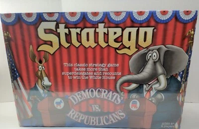 Stratego Board Game (Democrats vs. Republicans) Hasbro New / Sealed - Image 1 of 4