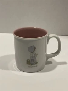 Precious Moments White Ceramic Coffee Tea Cup Mug November Birthday Vintage 1987 - Picture 1 of 4
