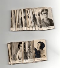 1935 De Beukelaer Cookies B Series Film Star Cards Partial Set Lot of 75/100 #1
