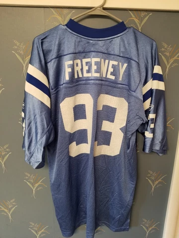 Reebok Dwight Freeney Indianapolis Colts Football Jersey Adult Mens Large Blue Cover