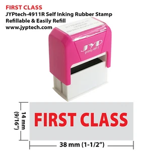 Primera Clase - Sello de goma autoentintado JYP 4911R (tinta roja) - Imagen 1 de 1