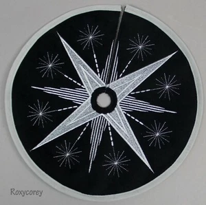Disney Hallmark Midnight Black Star Wars Miniature 12 in Tree Skirt - Picture 1 of 1