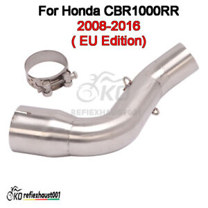 Mid Pipe For Honda CBR1000RR 2008-16 Motorcycle Exhaust Middle Connect Link Tip