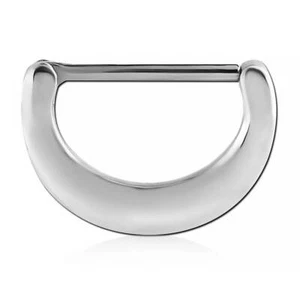 Brustwarzenbügel Stahl Clicker Plain - Bild 1 von 3