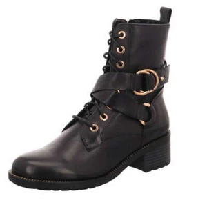 Regarde le Ciel Stiefelette Emily 15 2695 Schwarz Leder Schnürstiefel Boot