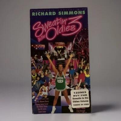 Richard Simmons Sweatin to the Oldies 3  VHS Tape An Aerobic Concert New Sealed - Image 1 of 2