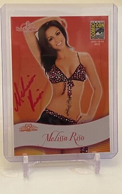 Melissa Riso Benchwarmer San Diego Comic Con Exclusive Autograph Auto Card - Image 1 of 2
