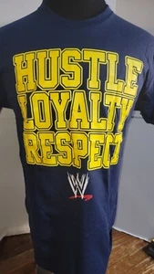 JOHN CENA "HUSTLE LOYALTY RESPECT" WWE WRESTLING SHIRT NEW LARGE - Picture 1 of 8