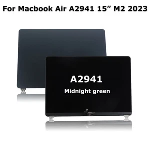 LCD Screen Display Top Cover Assembly For Macbook Air 15" A2941 A3114 Midnight - Picture 1 of 10