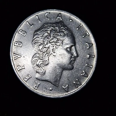 1954 Italy L.50 Coin Italian Lira Lire - Image 1 of 3