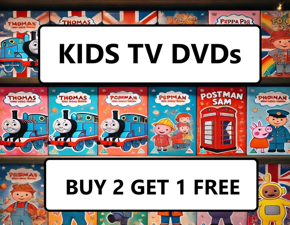 Kids TV Shows on DVD - CBBC / CBeebies / CITV / Channel 5 - Buy 2 Get 1 Free - Image 1 of 1