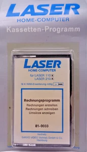 VTECH/SANYO LASER-200 & VZ-200 -- RECHNUNGSPROGRAMM (SANYO 81-0033) - Bild 1 von 2