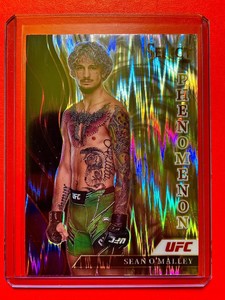 2022 Select UFC SEAN O'MALLEY #30 Phenomenon FLASH PRIZM SP Sugar Silver