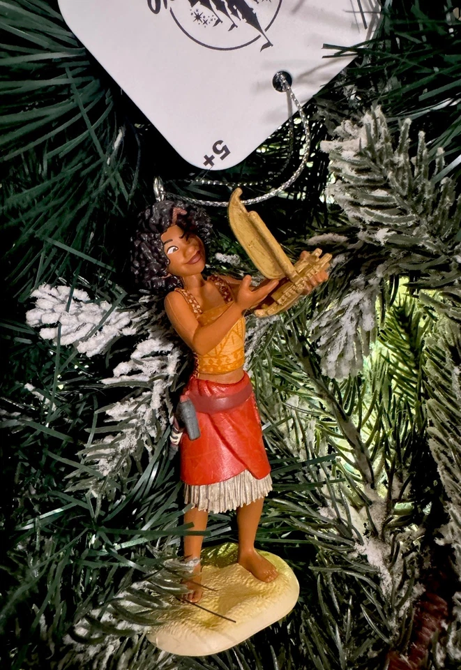2025 Disney Moana Loto Christmas Tree Ornament Hawaiian, New w Tag - Image 1 of 1
